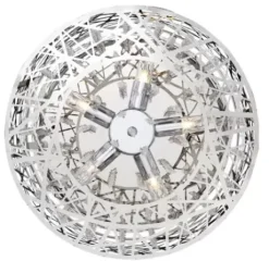 * Indoor Lighting|Hot Sale Patriot Lighting® Elegant Home Braylen Chrome 5-Light Semi-Flush Mount Ceiling Light