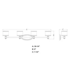 * Indoor Lighting|Hot Sale Patriot Lighting® Carlisle Chrome 4 Light Vanity Light