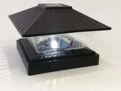 * Outdoor Lighting|Hot Sale Patriot Lighting® Solar Integrated Led Rhame Bronze Post Cap Landscape Light – 2 Pack