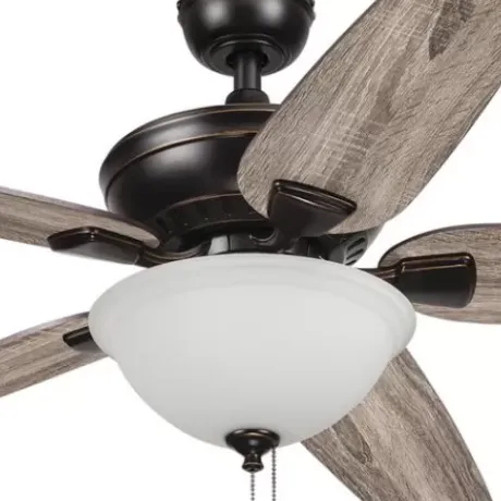 * Ceiling Fans|Hot Sale Patriot Lighting™ Lincoln Park Ii 52″ Oil-Rubbed Bronze Indoor Led Ceiling Fan