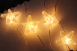 * Outdoor Lighting|Hot Sale Patriot Lighting® 7′ 2-3/8″ 20-Light Battery-Powered Starfish Led String Light