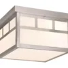 * Outdoor Lighting|Hot Sale Patriot Lighting® Craftsman Stainless Steel Outdoor Ceiling Light