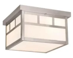 * Outdoor Lighting|Hot Sale Patriot Lighting® Craftsman Stainless Steel Outdoor Ceiling Light