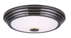 * Indoor Lighting|Hot Sale Patriot Lighting® Lyra Rubbed Bronze Integrated Led Flush Mount Ceiling Light