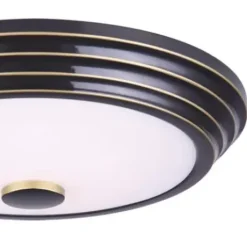 * Indoor Lighting|Hot Sale Patriot Lighting® Lyra Rubbed Bronze Integrated Led Flush Mount Ceiling Light