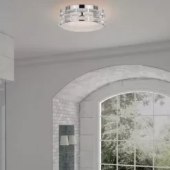 * Indoor Lighting|Hot Sale Patriot Lighting® Elegant Home Weaver Integrated Led Flush Mount Ceiling Light