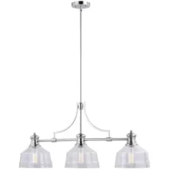 * Indoor Lighting|New Patriot Lighting® Beloit Satin Nickel 3 Light Chandelier