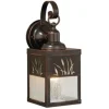* Outdoor Lighting|New Patriot Lighting® Cattail Burnished Bronze Outdoor Wall Light