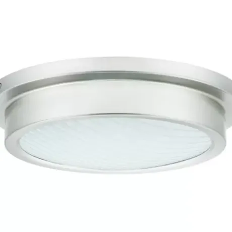 * Indoor Lighting|New Patriot Lighting® Devin Brushed Nickel Integrated Led Flush Mount Ceiling Light