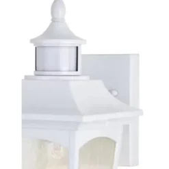 * Outdoor Lighting|New Patriot Lighting® Dualux Eloise Ii White Motion Sensor Outdoor Security Wall Light