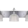 * Indoor Lighting|New Patriot Lighting® Dynasty Brushed Nickel 3-Light Vanity Light