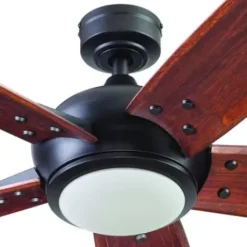 * Ceiling Fans|New Patriot Lighting® Elegant Home Hubbard 62″ Bronze Indoor Led Ceiling Fan