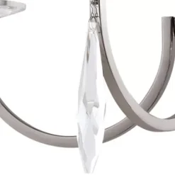 * Indoor Lighting|New Patriot Lighting® Hoyne Polished Nickel 5 Light Chandelier