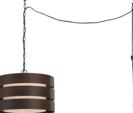 * Indoor Lighting|New Patriot Lighting® India Oil-Rubbed Bronze Swag Pendant