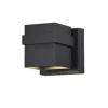 * Outdoor Lighting|New Patriot Lighting® Lavage Textured Black Led Outdoor Wall Light