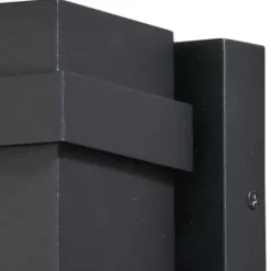 * Outdoor Lighting|New Patriot Lighting® Lavage Textured Black Led Outdoor Wall Light