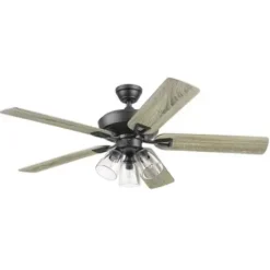 * Ceiling Fans|New Patriot Lighting™ Madeline 52″ Matte Black Indoor Led Ceiling Fan