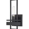 * Indoor Lighting|New Patriot Lighting® Marquis Matte Black 1 Light Wall Light