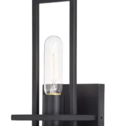 * Indoor Lighting|New Patriot Lighting® Marquis Matte Black 1 Light Wall Light