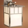 * Outdoor Lighting|New Patriot Lighting® Mission Stainless Steel Outdoor Wall Light