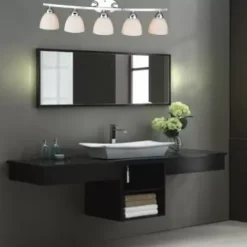 * Indoor Lighting|New Patriot Lighting® Orion Chrome 5-Light Vanity Light