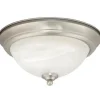 * Indoor Lighting|New Patriot Lighting® Payton Satin Nickel Integrated Led Flush Mount Ceiling Light
