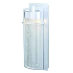 * Outdoor Lighting|New Patriot Lighting® Uptown Painted Satin Nickel Integrated Led Outdoor Wall Light
