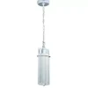 * Outdoor Lighting|New Patriot Lighting® Uptown Painted Satin Nickel Integrated Led Outdoor Pendant Light