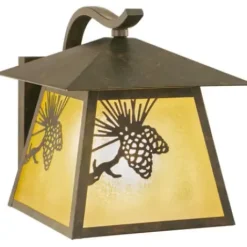 * Outdoor Lighting|New Patriot Lighting® Whitebark Olde World Patina Outdoor Wall Light