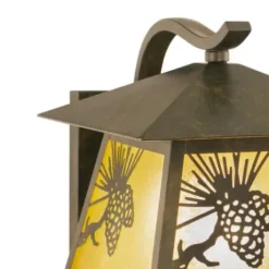* Outdoor Lighting|New Patriot Lighting® Whitebark Olde World Patina Outdoor Wall Light
