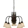 * Indoor Lighting|Outlet Patriot Lighting® Bryce 5-Light Burnished Bronze Chandelier