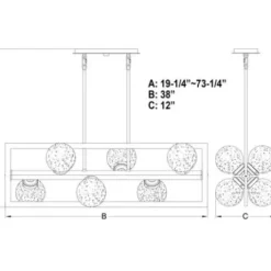 * Indoor Lighting|Outlet Patriot Lighting® Bridgeview Oil Rubbed Bronze Chandelier
