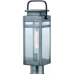 * Outdoor Lighting|Outlet Patriot Lighting® Clermont Brushed Pewter And Textured Black Post Light