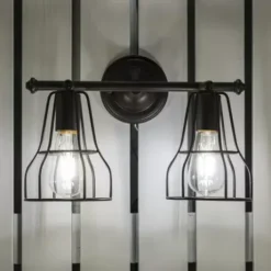 * Indoor Lighting|Outlet Patriot Lighting® Clybourn Oil Rubbed Bronze 2 Light Vanity Light
