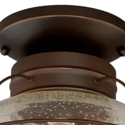 * Outdoor Lighting|Outlet Patriot Lighting® Chatham Burnished Bronze Outdoor Flush Mount Light