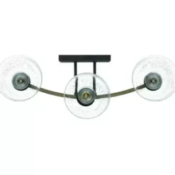 * Indoor Lighting|Outlet Patriot Lighting® Danae Matte Black 3-Light Vanity Light