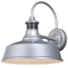 * Outdoor Lighting|Outlet Patriot Lighting® Dualux® Dorado Satin Silver Outdoor Wall Light