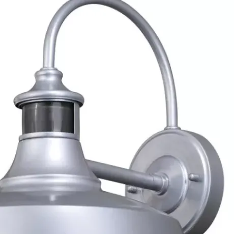 * Outdoor Lighting|Outlet Patriot Lighting® Dualux® Dorado Satin Silver Outdoor Wall Light