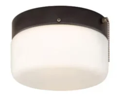 * Indoor Lighting|Outlet Patriot Lighting® Drum Bronze 2-Light Flush Mount Ceiling Light