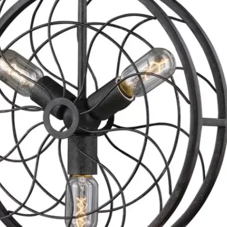 * Indoor Lighting|Outlet Patriot Lighting Elegant Home Patriot Lighting® Elegant Home Gwen Silver Patina 3-Light Pendant