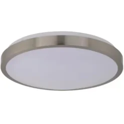 * Indoor Lighting|Outlet Patriot Lighting® Lato Satin Nickel Integrated Led Flush Mount Ceiling Light