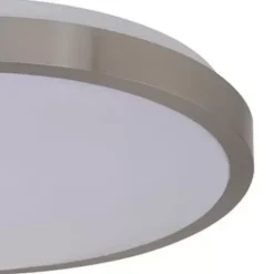 * Indoor Lighting|Outlet Patriot Lighting® Lato Satin Nickel Integrated Led Flush Mount Ceiling Light