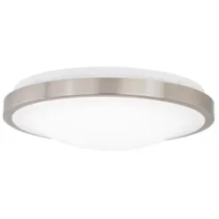 * Indoor Lighting|Outlet Patriot Lighting® Lato Satin Nickel Integrated Led Flush Mount Ceiling Light
