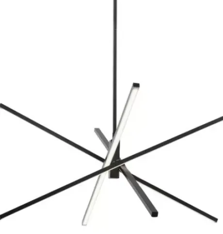 * Indoor Lighting|Outlet Patriot Lighting® Norm Black Integrated Led Pendant
