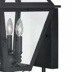 * Outdoor Lighting|Outlet Patriot Lighting® Nottingham Textured Black 3-Light Outdoor Wall Light