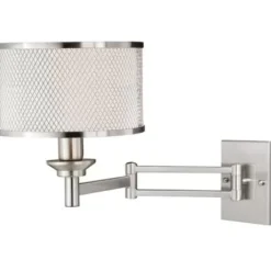 * Indoor Lighting|Outlet Patriot Lighting® Polk Satin Nickel 1 Light Wall Light