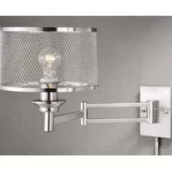 * Indoor Lighting|Outlet Patriot Lighting® Polk Satin Nickel 1 Light Wall Light
