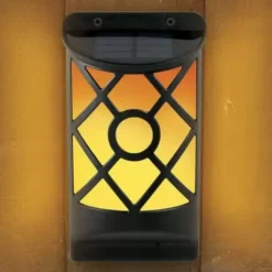 * Outdoor Lighting|Outlet Patriot Lighting® Solar Led Flicker Flame Deck Light – 2 Pack
