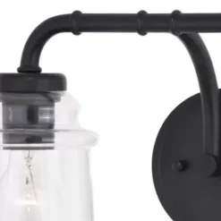 * Indoor Lighting|Outlet Patriot Lighting® Toledo Matte Black 2 Light Vanity Light