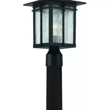 * Outdoor Lighting|Outlet Patriot Lighting® Wren Matte Black Post Light